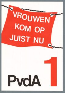 Een bijzonder inspirerende PvdA-poster uit 1981